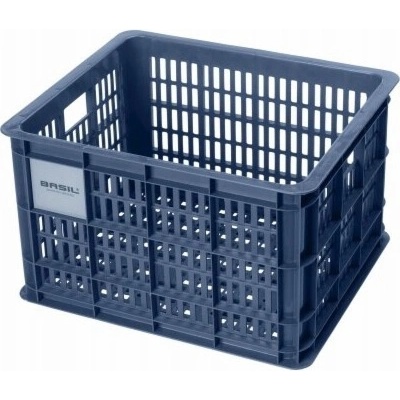 Basil Košík na kolo BASIL BICYCLE CRATE M, přední/zadní, 29,5 l, modrý kámen