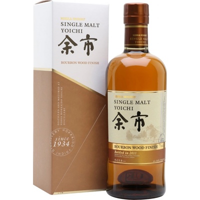 Nikka Yoichi Bourbon Wood Finish 46% 0,7 l (kazeta)