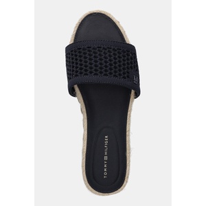 Tommy Hilfiger Чехли KNIT MESH ESPADRILLE FLAT SANDAL