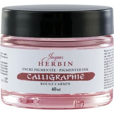 Jacques Herbin Calligraphy Калиграфско мастило Carmine 40 ml 1 бр (11329T)