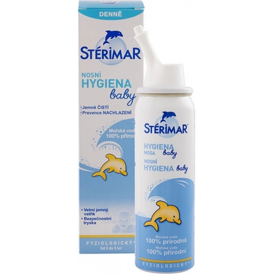 Stérimar baby nosní hygiena nosní mikrosprej s obsahem mořské vody izotonický pro děti od 0 do 3 let, 50 ml – Hledejceny.cz