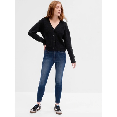 GAP Džíny High Rise Universal Legging Washwell Tmavě modré