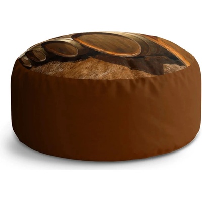 Sablio Taburet Circle Sudy: 38x48 cm