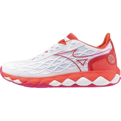 Mizuno Wave Enforce Tour AC - white/radiant red/fuchsia purple – Zboží Dáma