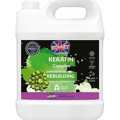 Ronney Keratin Complex šampón na krehké vlasy 5000 ml