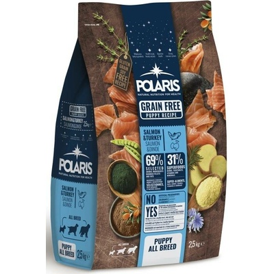 Polaris Grain Free Dog Adult All Breed Salmon & Turkey 2,5 kg