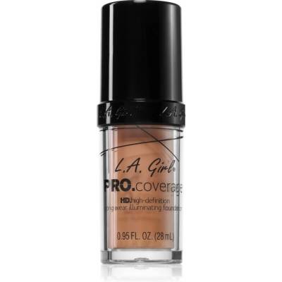 L.A. Girl Cosmetics PRO. Coverage rozjasňujúci tekutý make-up Nude Beige 28 ml