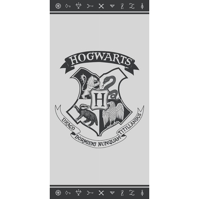 Carbotex · Plážová osuška Harry Potter - erb Hogwarts 300 gr./m2 - 70 x 140 cm