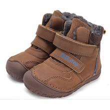 D.D.Step Barefoot zimní boty W073-42814 Chocolate