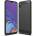 Forcell Противоударен Силиконов Калъф за Samsung A10, Forcell Carbon Case, Черен (5901737993359)