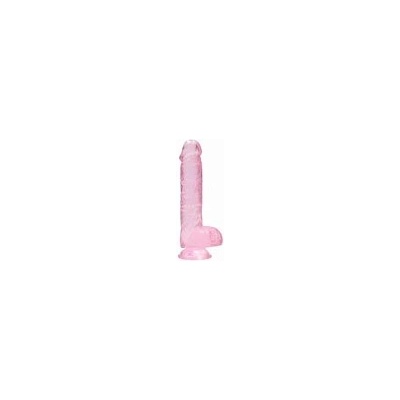 Shots Toys Shots REALROCK Realistic Реалистично дилдо с топки Pink 15 см (P23927)