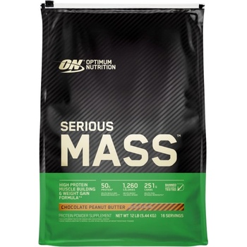 Optimum Nutrition Serious Mass [5443 грама] Шоколад с фъстъчено масло