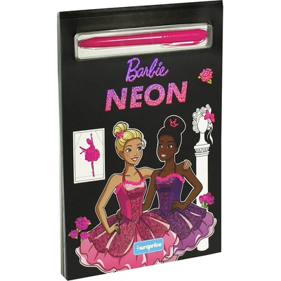 Europrice КНИЖКА ЗА ОЦВЕТЯВАНЕ barbiie neon 64 СТР. С МАРКЕР