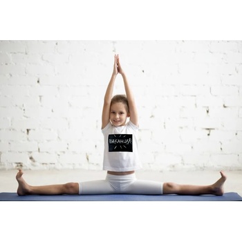 Image 1 of March Design Studio Детска дизайнерска тениска ЗА РИСУВАНЕ с цветни тебешири, бяла