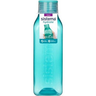 Sistema® Hydrate™ Fľaša Square skrutkovacie viečko 725 ml