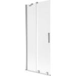 Mexen Velar параван за вана с 2 плъзгащи се крила 80 x 150 cm, матиран, хром - 896-080-000-31-01 (896-080-000-31-01)