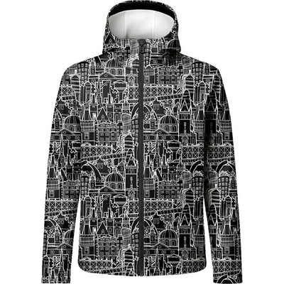 Takoy Panel se střihem 40 pánská softshell bunda I love Czech Republic-NS-20389