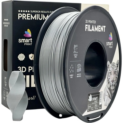 Smart Print FG-S36-E1, 3D филамент, PETG, 1, 75mm, 1000g, Сребрист (Silver) (FG-S36-E1)