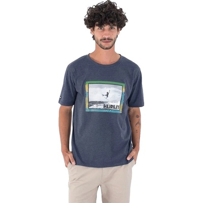 Hurley AERIAL TEE SLATE HEATHER