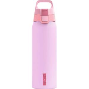 SIGG - Insulated drinking bottle - Thermos bottle Shield Therm One Multicolor Petal - carbonated drinks - leak-proof - dishwasher safe - BPA-free - 90% recycled stainless steel - pink - 0.75L - 6228.40 (62