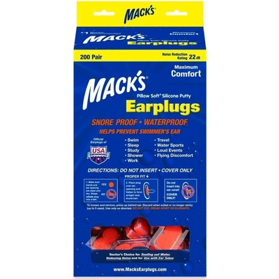 Mack's Snore Mufflers 200 párů
