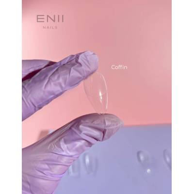 ENII NAILS Nehtové tipy Coffin 540 ks