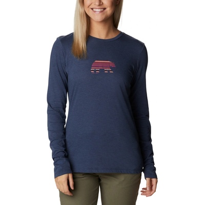 Columbia pohodlné Hidden Haven LS Tee Nocturnal Heath