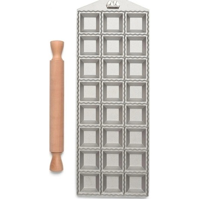 Marcato Ravioli Tablet Classic Forma na větší ravioli hranatá, 24 ks