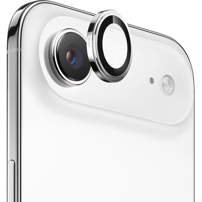 Blueo Протектор - Камера за iPhone 17 Air - Син - Сапфирено кристално оригинално стъкло - Сребрист