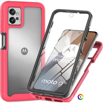 Motorola Moto G32 4G Силиконов Калъф Transparent TPU и Протектор