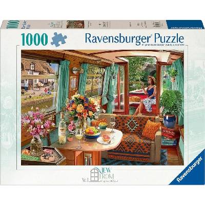 Ravensburger Пъзел Ravensburger от 1000 части - Разходка с лодка (12001723)
