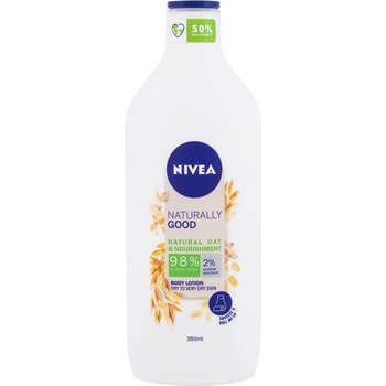 Nivea Naturally Good telové mlieko s ovsom 350 ml