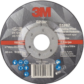 3M Silver Brusný kotouč T27 115 x 7 mm 51747 7100141083 2 ks