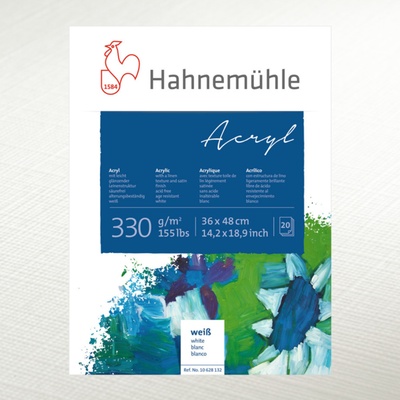 Hahnemühle blok pre akrylové farby 330 GR M2 20 listov 24 X 32 CM