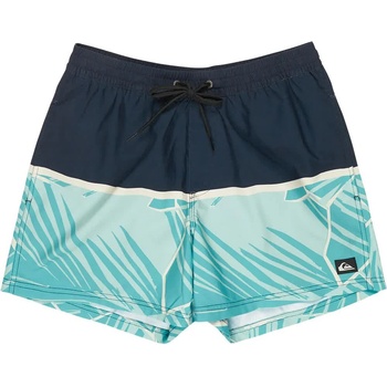Quiksilver Бански гащета Quiksilver Everyday Poolsider 15´´ swimming shorts - Blue (Dark Navy Panel Nat Geo)
