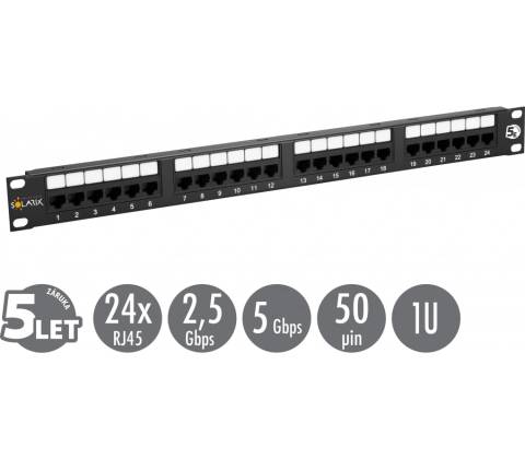Solarix SX24-5E-UTP-BK