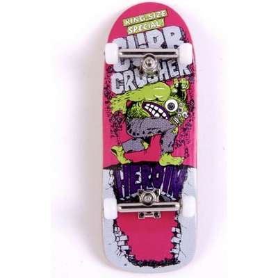 Custom Pro X Heroin Skateboards Curb Crusher 33,6mm Fingerboard