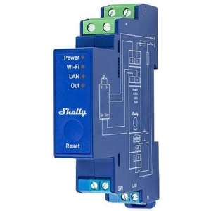 Shelly Димер Smart 1х 0/1-10V с мерител за DIN монтаж Shelly Pro Dimmer 0/1-10V PM - 268209S (SHELLY PRO DIMMER 0/1-10V PM)