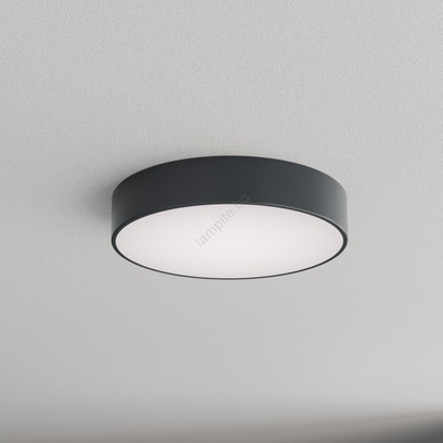 Brilagi - Плафон за баня с вграден сензор CLARE, 3xE27/24W/230V, Ø 40 см, антрацит, IP54 (BG5223)