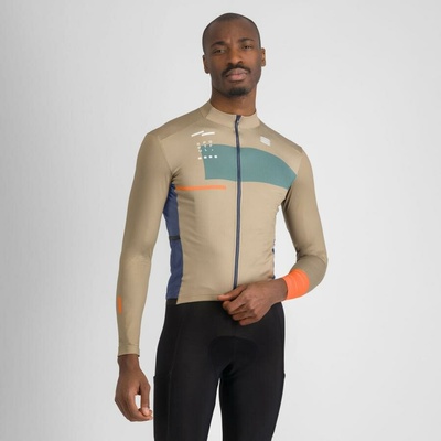 Sportful BREAKOUT SUPERGIARA THERMAL olive green galaxy blue orange