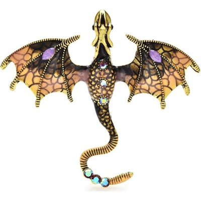 Gaira brož Drak 3025 oranžová