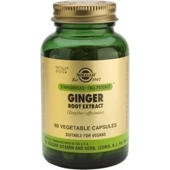 Solgar Хранителна добавка Джинджифил , Solgar Ginger Root Extract 60 Veg. Caps