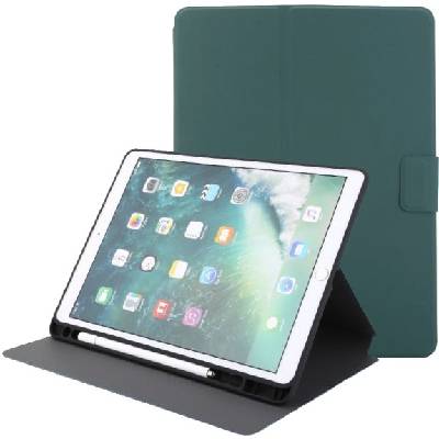 Калъф от PU кожа със стойка и място за Apple Pencil за iPad 10, 2" (2019-2021) / Air 3 (2019) / Pro 10, 5" - цвят петрол (49706)