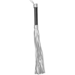 Lovetoy Bdsm Камшик с кожени ресни "struggle silver" 45 см