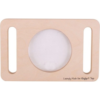 Image 1 of Bigjigs Toys - Дървена лупа с две дръжки