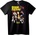 NOONEBRAND Тениска Guam Fiction - Пародия Pulp - XL, White