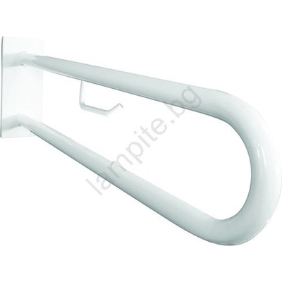 Bemeta Опорна дръжка 10x25 cm бяла (BD0208)