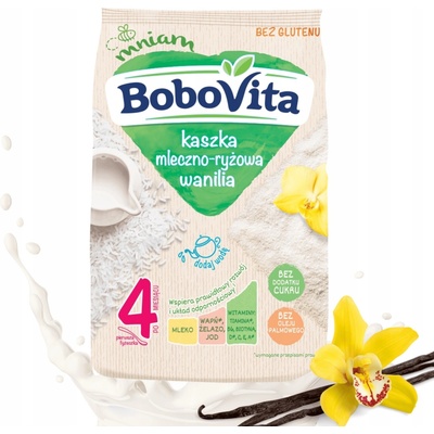 BoboVita Mliečno-ryžová kaša vanilka 230 g