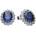 Diamonfire Luxusné strieborné náušnice E5586