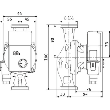 Wilo Yonos Pico 1.0 25 / 1-8 180 mm 4248086